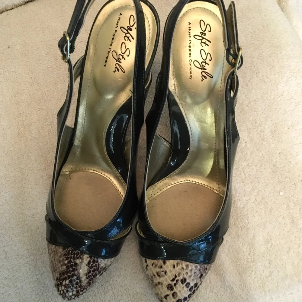 Hush Puppies Co Soft Style Green & Cream Sandal - Picture 10 of 11